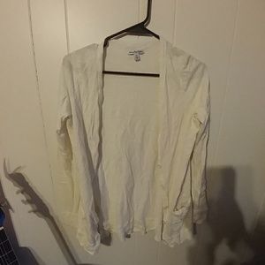 Cream colored lightweight cardigan